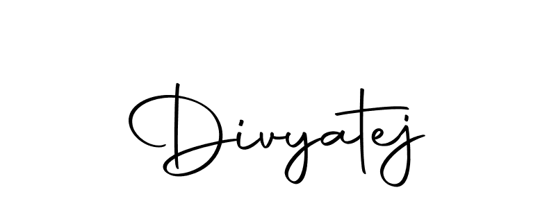 Use a signature maker to create a handwritten signature online. With this signature software, you can design (Autography-DOLnW) your own signature for name Divyatej. Divyatej signature style 10 images and pictures png