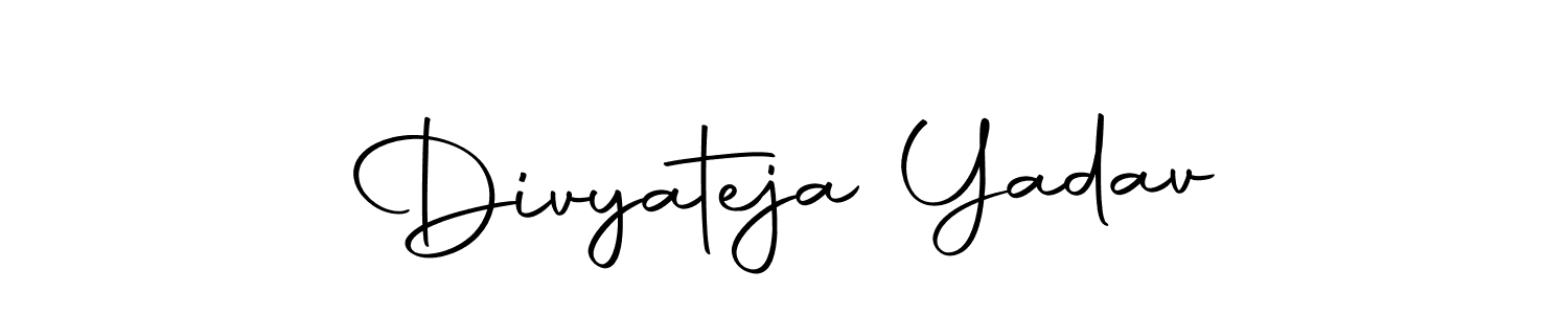 Make a short Divyateja Yadav signature style. Manage your documents anywhere anytime using Autography-DOLnW. Create and add eSignatures, submit forms, share and send files easily. Divyateja Yadav signature style 10 images and pictures png