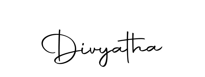 Use a signature maker to create a handwritten signature online. With this signature software, you can design (Autography-DOLnW) your own signature for name Divyatha. Divyatha signature style 10 images and pictures png