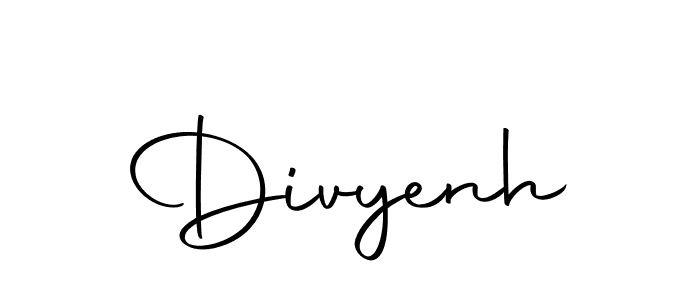 Divyenh stylish signature style. Best Handwritten Sign (Autography-DOLnW) for my name. Handwritten Signature Collection Ideas for my name Divyenh. Divyenh signature style 10 images and pictures png