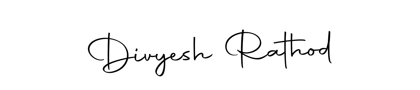 Design your own signature with our free online signature maker. With this signature software, you can create a handwritten (Autography-DOLnW) signature for name Divyesh Rathod. Divyesh Rathod signature style 10 images and pictures png