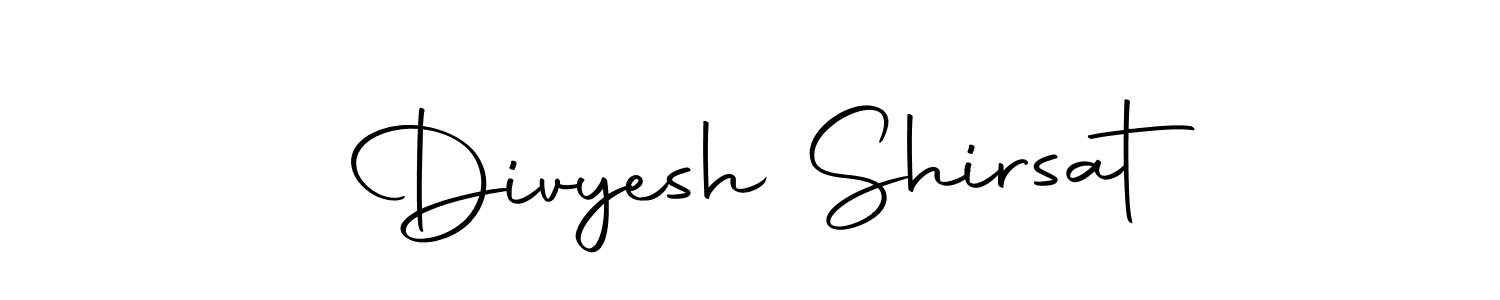 Use a signature maker to create a handwritten signature online. With this signature software, you can design (Autography-DOLnW) your own signature for name Divyesh Shirsat. Divyesh Shirsat signature style 10 images and pictures png