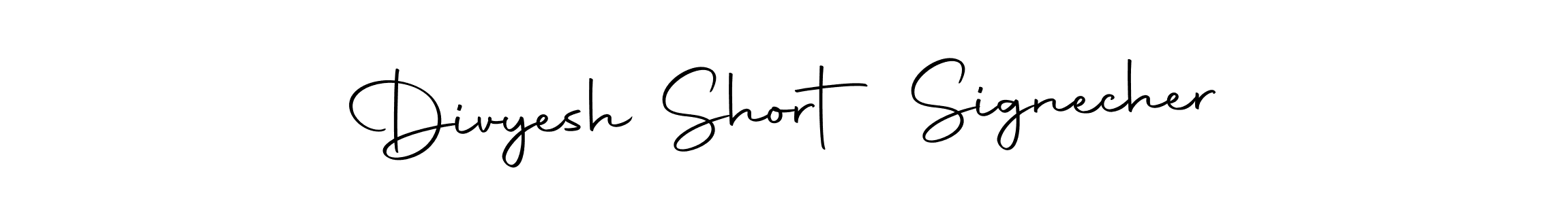 You can use this online signature creator to create a handwritten signature for the name Divyesh Short Signecher. This is the best online autograph maker. Divyesh Short Signecher signature style 10 images and pictures png