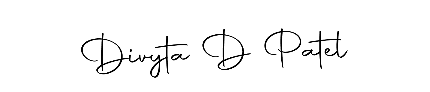 Use a signature maker to create a handwritten signature online. With this signature software, you can design (Autography-DOLnW) your own signature for name Divyta D Patel. Divyta D Patel signature style 10 images and pictures png