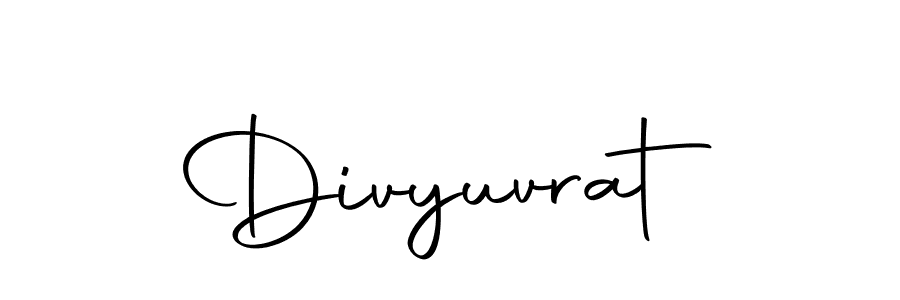 Here are the top 10 professional signature styles for the name Divyuvrat. These are the best autograph styles you can use for your name. Divyuvrat signature style 10 images and pictures png