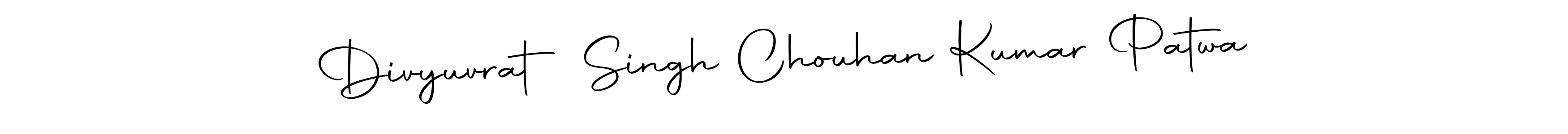 Similarly Autography-DOLnW is the best handwritten signature design. Signature creator online .You can use it as an online autograph creator for name Divyuvrat Singh Chouhan Kumar Patwa. Divyuvrat Singh Chouhan Kumar Patwa signature style 10 images and pictures png