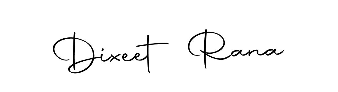 Make a short Dixeet Rana signature style. Manage your documents anywhere anytime using Autography-DOLnW. Create and add eSignatures, submit forms, share and send files easily. Dixeet Rana signature style 10 images and pictures png