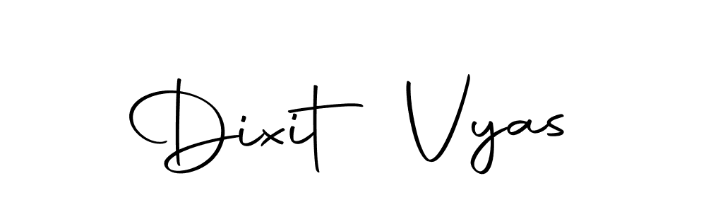 Make a beautiful signature design for name Dixit Vyas. With this signature (Autography-DOLnW) style, you can create a handwritten signature for free. Dixit Vyas signature style 10 images and pictures png