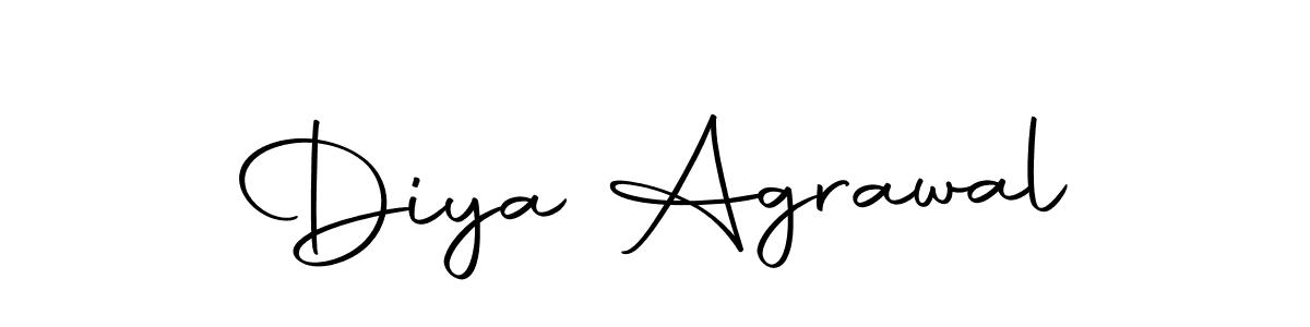 Use a signature maker to create a handwritten signature online. With this signature software, you can design (Autography-DOLnW) your own signature for name Diya Agrawal. Diya Agrawal signature style 10 images and pictures png