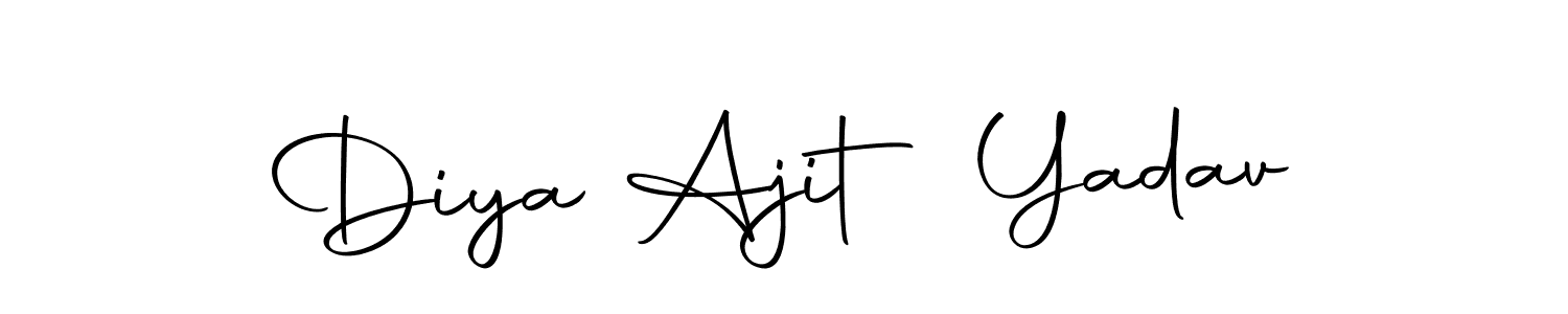 Once you've used our free online signature maker to create your best signature Autography-DOLnW style, it's time to enjoy all of the benefits that Diya Ajit Yadav name signing documents. Diya Ajit Yadav signature style 10 images and pictures png