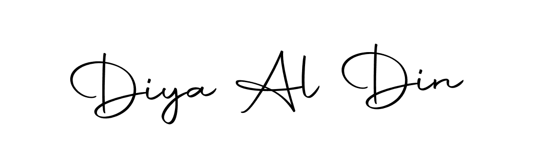 Design your own signature with our free online signature maker. With this signature software, you can create a handwritten (Autography-DOLnW) signature for name Diya Al Din. Diya Al Din signature style 10 images and pictures png