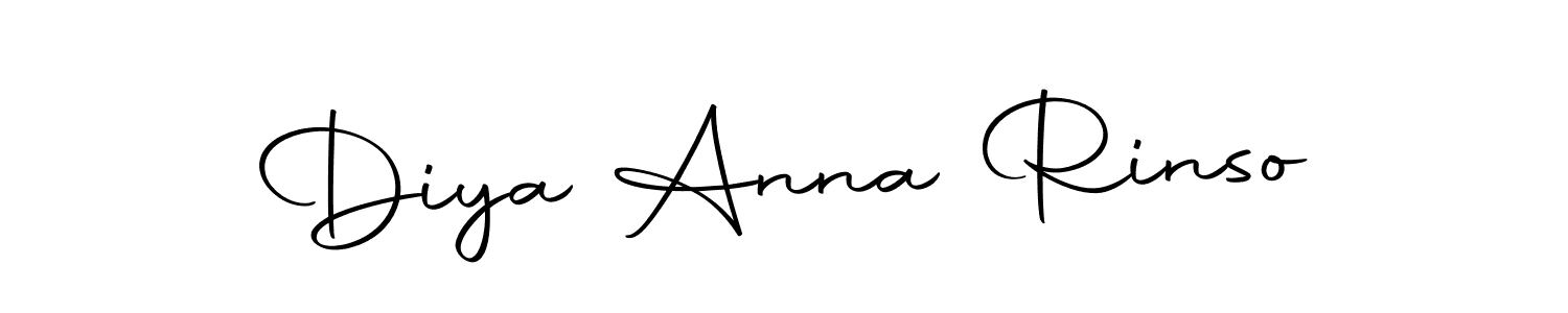 This is the best signature style for the Diya Anna Rinso name. Also you like these signature font (Autography-DOLnW). Mix name signature. Diya Anna Rinso signature style 10 images and pictures png