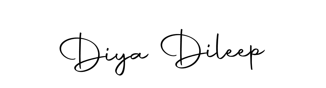 if you are searching for the best signature style for your name Diya Dileep. so please give up your signature search. here we have designed multiple signature styles  using Autography-DOLnW. Diya Dileep signature style 10 images and pictures png