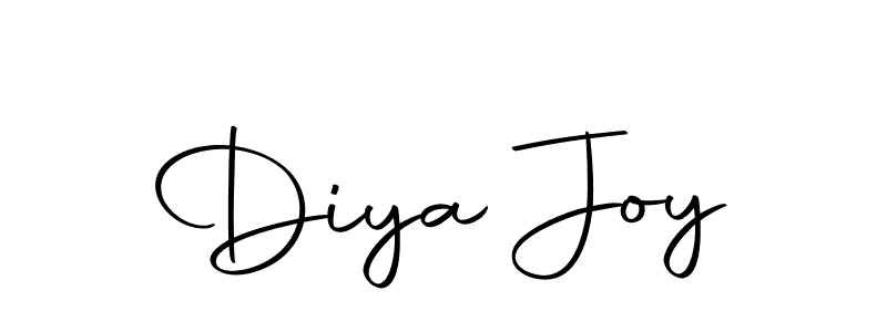 How to make Diya Joy name signature. Use Autography-DOLnW style for creating short signs online. This is the latest handwritten sign. Diya Joy signature style 10 images and pictures png