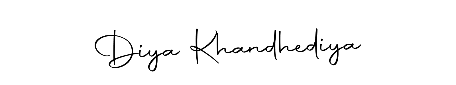 if you are searching for the best signature style for your name Diya Khandhediya. so please give up your signature search. here we have designed multiple signature styles  using Autography-DOLnW. Diya Khandhediya signature style 10 images and pictures png