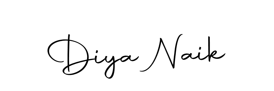 Create a beautiful signature design for name Diya Naik. With this signature (Autography-DOLnW) fonts, you can make a handwritten signature for free. Diya Naik signature style 10 images and pictures png