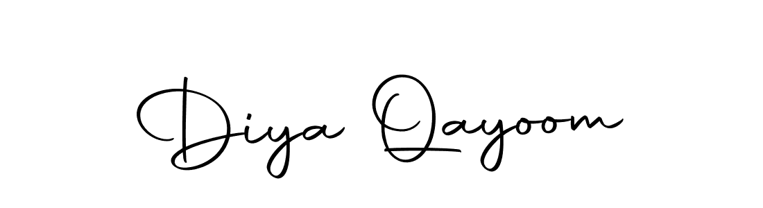 This is the best signature style for the Diya Qayoom name. Also you like these signature font (Autography-DOLnW). Mix name signature. Diya Qayoom signature style 10 images and pictures png