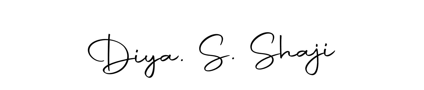 Make a beautiful signature design for name Diya. S. Shaji. With this signature (Autography-DOLnW) style, you can create a handwritten signature for free. Diya. S. Shaji signature style 10 images and pictures png
