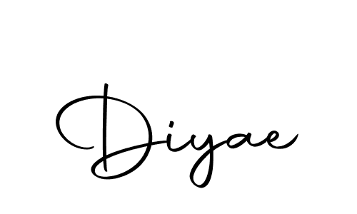 Create a beautiful signature design for name Diyae. With this signature (Autography-DOLnW) fonts, you can make a handwritten signature for free. Diyae signature style 10 images and pictures png