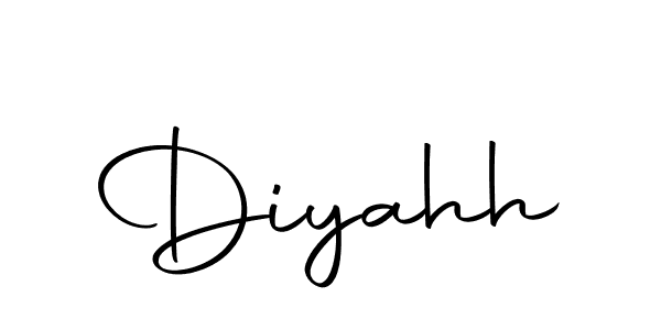 if you are searching for the best signature style for your name Diyahh. so please give up your signature search. here we have designed multiple signature styles  using Autography-DOLnW. Diyahh signature style 10 images and pictures png