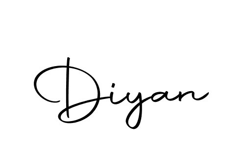 Similarly Autography-DOLnW is the best handwritten signature design. Signature creator online .You can use it as an online autograph creator for name Diyan. Diyan signature style 10 images and pictures png