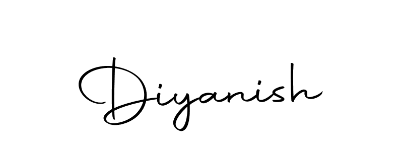 Use a signature maker to create a handwritten signature online. With this signature software, you can design (Autography-DOLnW) your own signature for name Diyanish. Diyanish signature style 10 images and pictures png