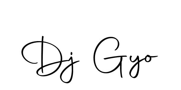 You should practise on your own different ways (Autography-DOLnW) to write your name (Dj Gyo) in signature. don't let someone else do it for you. Dj Gyo signature style 10 images and pictures png