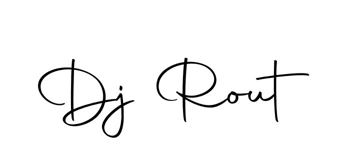 Make a beautiful signature design for name Dj Rout. With this signature (Autography-DOLnW) style, you can create a handwritten signature for free. Dj Rout signature style 10 images and pictures png