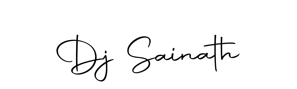 Create a beautiful signature design for name Dj Sainath. With this signature (Autography-DOLnW) fonts, you can make a handwritten signature for free. Dj Sainath signature style 10 images and pictures png