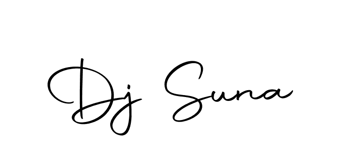 You should practise on your own different ways (Autography-DOLnW) to write your name (Dj Suna) in signature. don't let someone else do it for you. Dj Suna signature style 10 images and pictures png