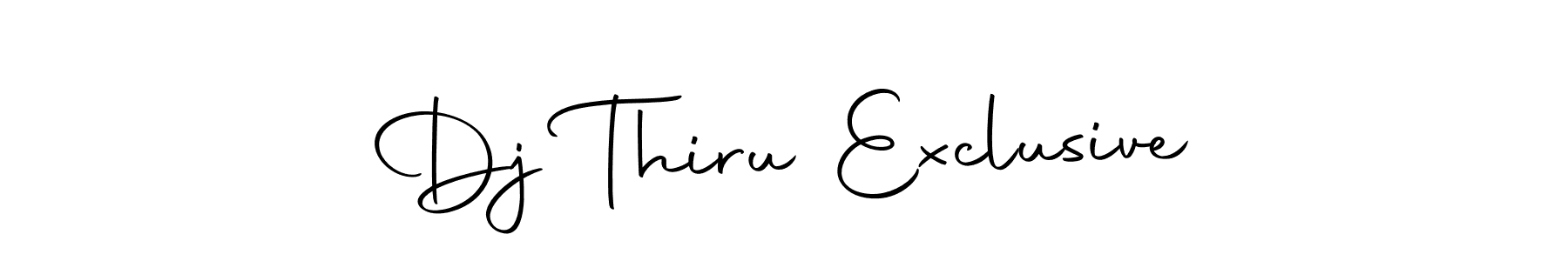 You can use this online signature creator to create a handwritten signature for the name Dj Thiru Exclusive. This is the best online autograph maker. Dj Thiru Exclusive signature style 10 images and pictures png