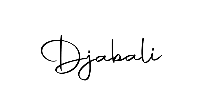 How to make Djabali signature? Autography-DOLnW is a professional autograph style. Create handwritten signature for Djabali name. Djabali signature style 10 images and pictures png