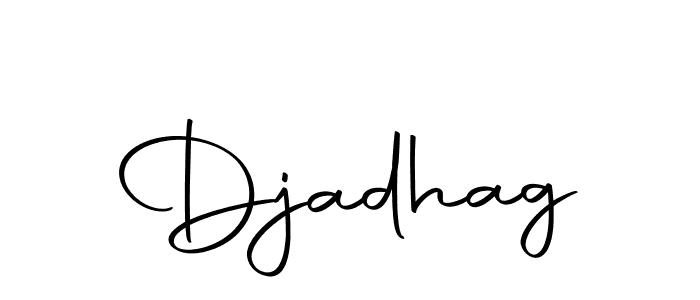 Use a signature maker to create a handwritten signature online. With this signature software, you can design (Autography-DOLnW) your own signature for name Djadhag. Djadhag signature style 10 images and pictures png