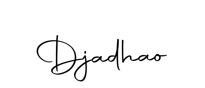Make a beautiful signature design for name Djadhao. With this signature (Autography-DOLnW) style, you can create a handwritten signature for free. Djadhao signature style 10 images and pictures png