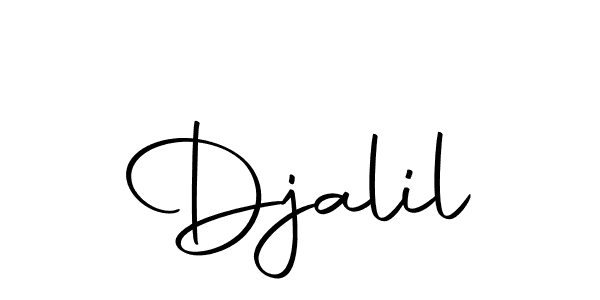 How to make Djalil signature? Autography-DOLnW is a professional autograph style. Create handwritten signature for Djalil name. Djalil signature style 10 images and pictures png