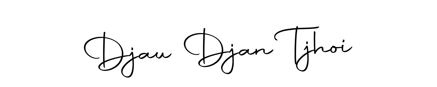 You can use this online signature creator to create a handwritten signature for the name Djau Djan Tjhoi. This is the best online autograph maker. Djau Djan Tjhoi signature style 10 images and pictures png