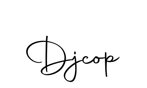 Djcop stylish signature style. Best Handwritten Sign (Autography-DOLnW) for my name. Handwritten Signature Collection Ideas for my name Djcop. Djcop signature style 10 images and pictures png