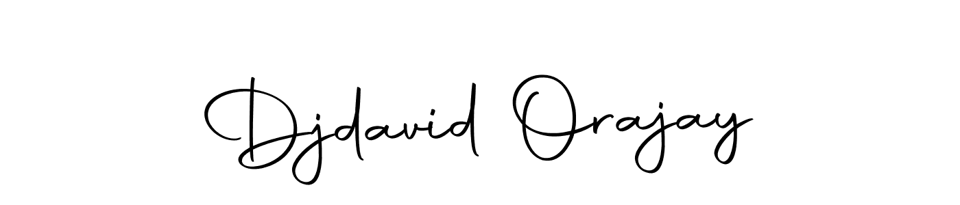 Make a beautiful signature design for name Djdavid Orajay. With this signature (Autography-DOLnW) style, you can create a handwritten signature for free. Djdavid Orajay signature style 10 images and pictures png