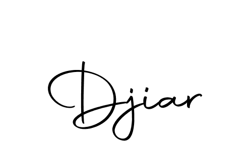 Djiar stylish signature style. Best Handwritten Sign (Autography-DOLnW) for my name. Handwritten Signature Collection Ideas for my name Djiar. Djiar signature style 10 images and pictures png