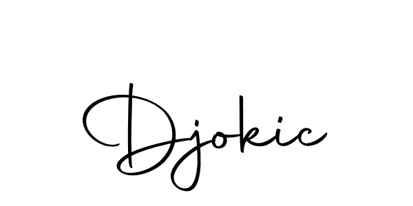 Make a beautiful signature design for name Djokic. Use this online signature maker to create a handwritten signature for free. Djokic signature style 10 images and pictures png