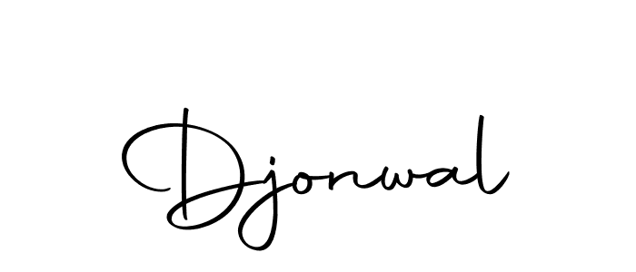 Djonwal stylish signature style. Best Handwritten Sign (Autography-DOLnW) for my name. Handwritten Signature Collection Ideas for my name Djonwal. Djonwal signature style 10 images and pictures png