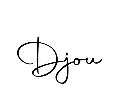 Create a beautiful signature design for name Djou. With this signature (Autography-DOLnW) fonts, you can make a handwritten signature for free. Djou signature style 10 images and pictures png