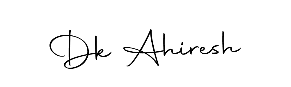 Use a signature maker to create a handwritten signature online. With this signature software, you can design (Autography-DOLnW) your own signature for name Dk Ahiresh. Dk Ahiresh signature style 10 images and pictures png