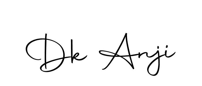 Design your own signature with our free online signature maker. With this signature software, you can create a handwritten (Autography-DOLnW) signature for name Dk Anji. Dk Anji signature style 10 images and pictures png