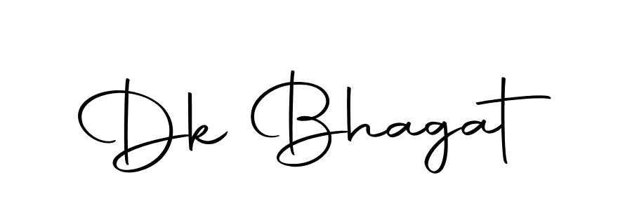 Design your own signature with our free online signature maker. With this signature software, you can create a handwritten (Autography-DOLnW) signature for name Dk Bhagat. Dk Bhagat signature style 10 images and pictures png