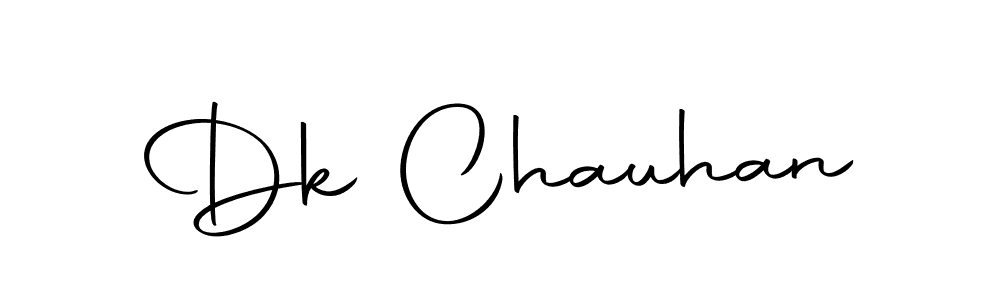 Design your own signature with our free online signature maker. With this signature software, you can create a handwritten (Autography-DOLnW) signature for name Dk Chauhan. Dk Chauhan signature style 10 images and pictures png