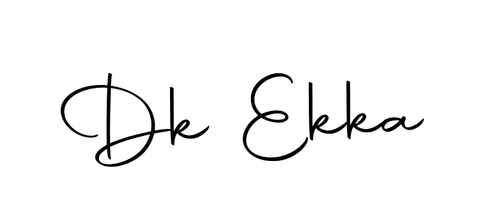 Create a beautiful signature design for name Dk Ekka. With this signature (Autography-DOLnW) fonts, you can make a handwritten signature for free. Dk Ekka signature style 10 images and pictures png