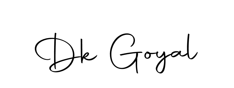 Make a short Dk Goyal signature style. Manage your documents anywhere anytime using Autography-DOLnW. Create and add eSignatures, submit forms, share and send files easily. Dk Goyal signature style 10 images and pictures png