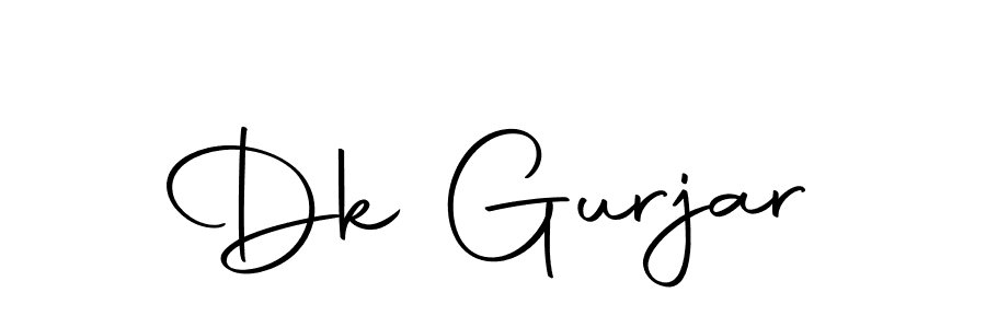 Also we have Dk Gurjar name is the best signature style. Create professional handwritten signature collection using Autography-DOLnW autograph style. Dk Gurjar signature style 10 images and pictures png