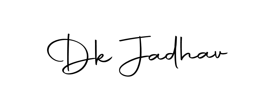 Make a beautiful signature design for name Dk Jadhav. With this signature (Autography-DOLnW) style, you can create a handwritten signature for free. Dk Jadhav signature style 10 images and pictures png